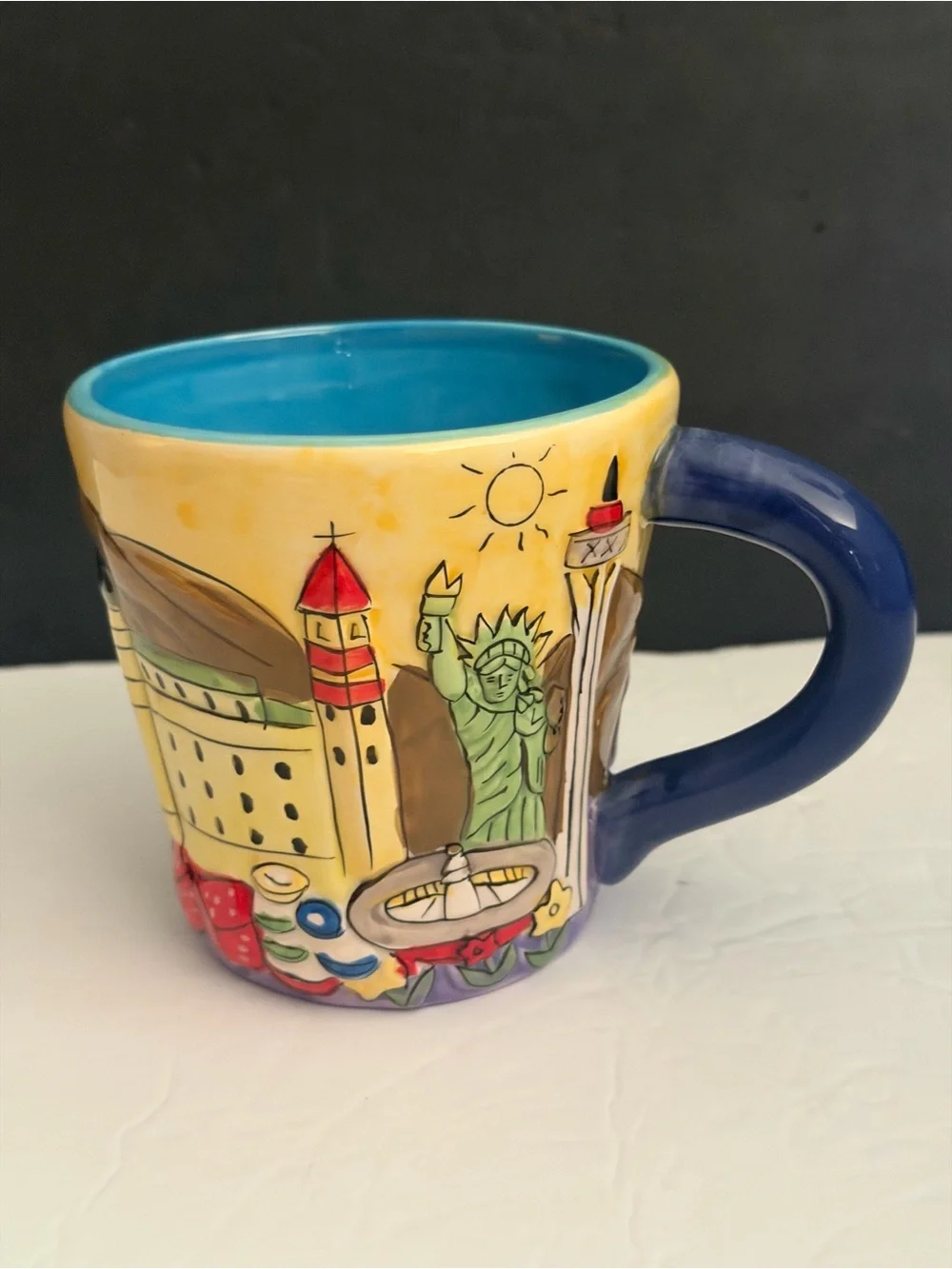 Las Vegas Hand Painted Coffee Tea  Mag